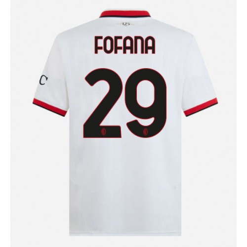 Pánský Fotbalový dres AC Milan Youssouf Fofana #29 2024-25 Venkovní Krátký Rukáv